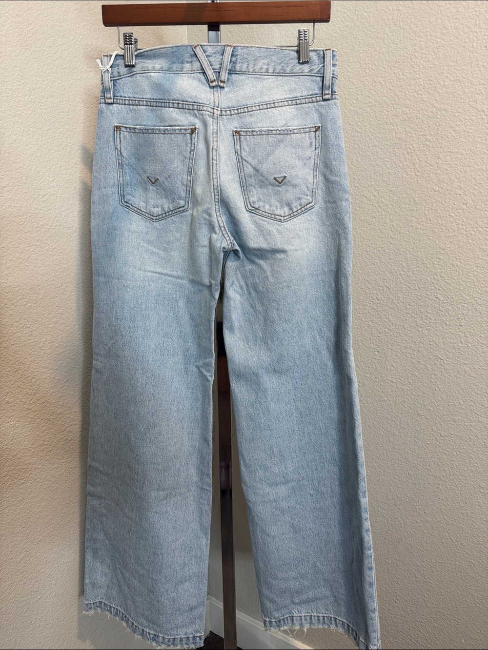 Hudson Jeans Light Blue Wide-Leg Women's Jeans - Picture 3 of 3